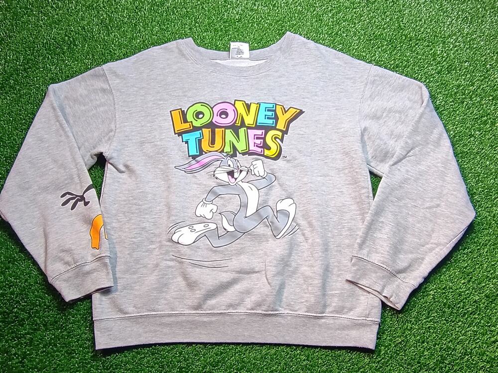 Cozy Looney Tunes Juniors Chase Graphic Sweatshirt Large